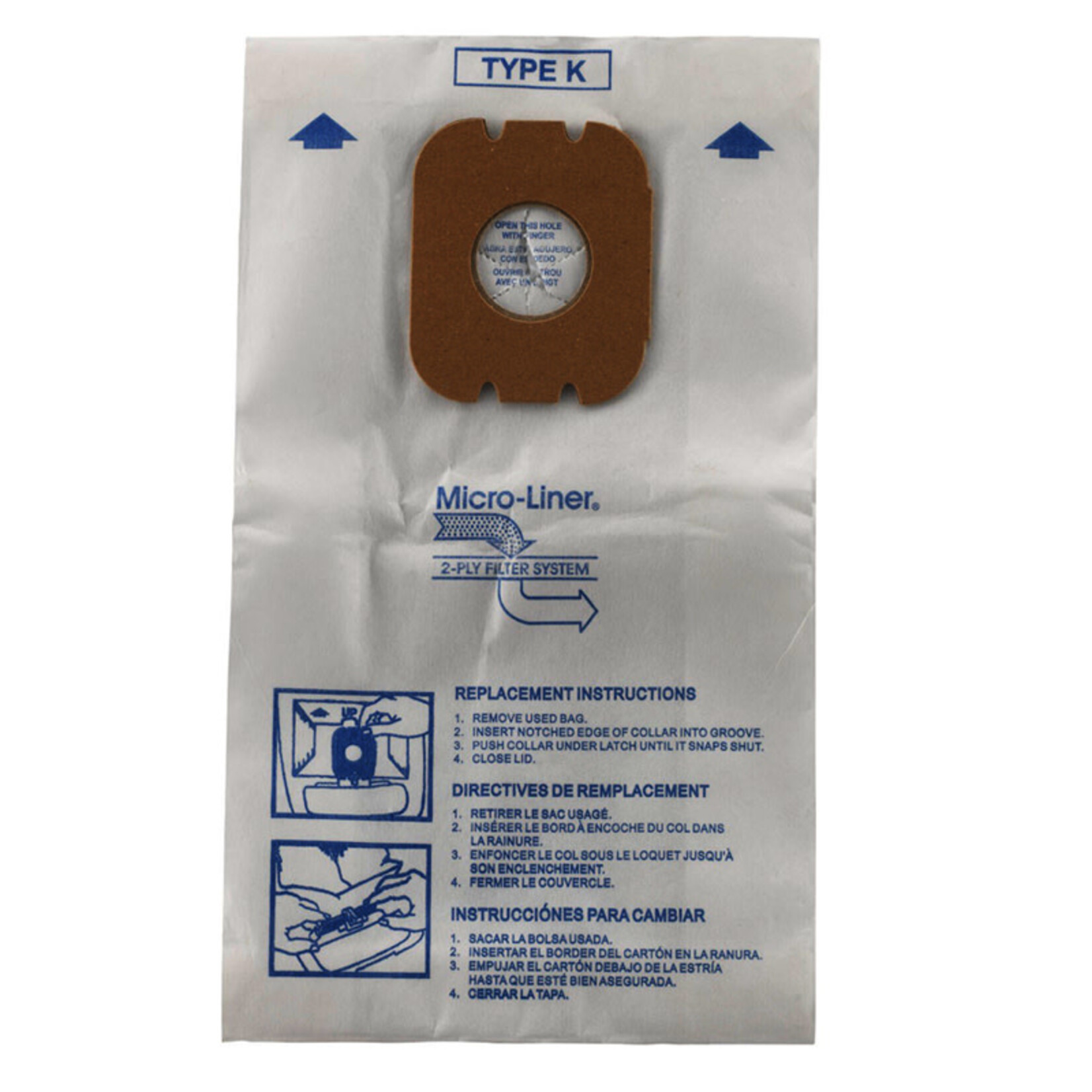 Hoover Hoover Type K Paper Vacuum Bags - 3-Pack