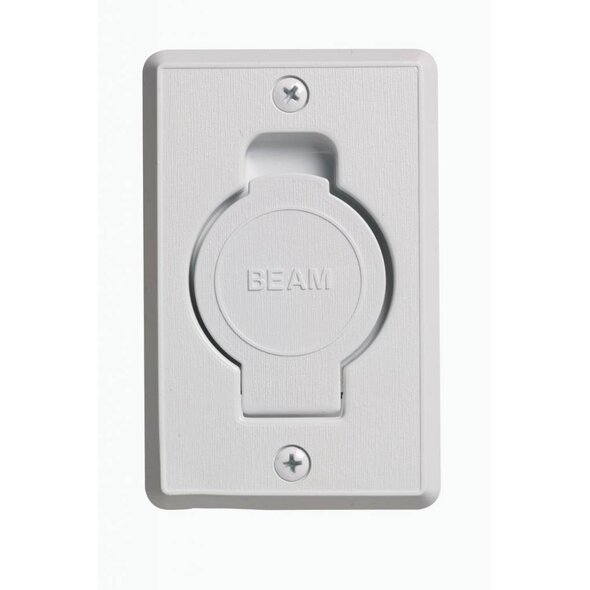 Plastiflex Beam Round Door Valve - Low Volt - White