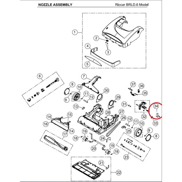 Riccar Riccar Brilliance Tilt Lock Spring