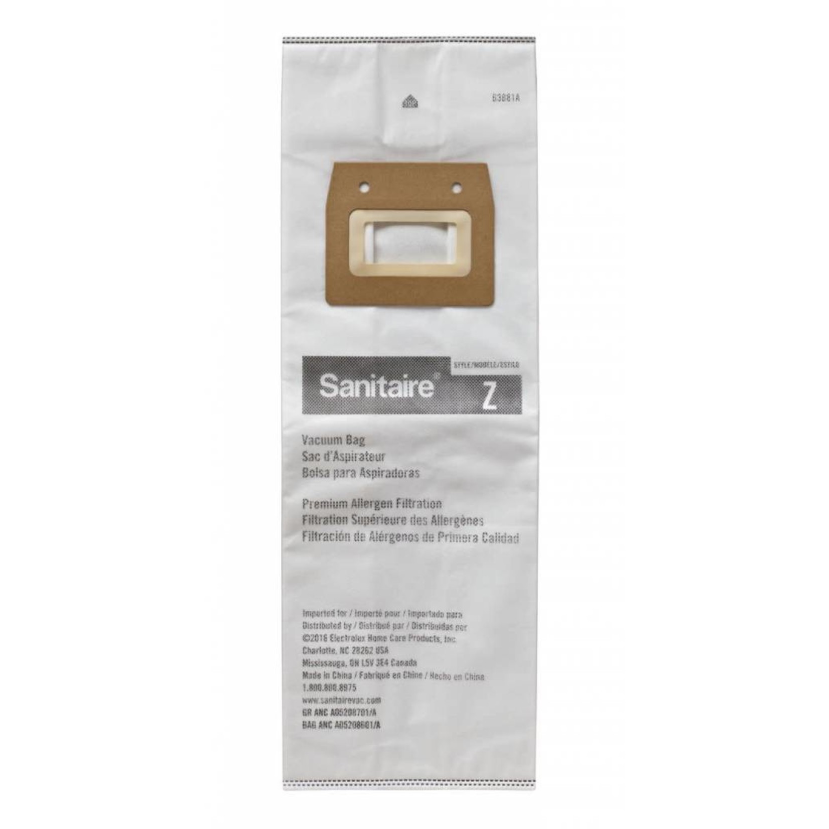 Sanitaire Sanitaire Style "Z" HEPA Vacuum Bag (5pk)