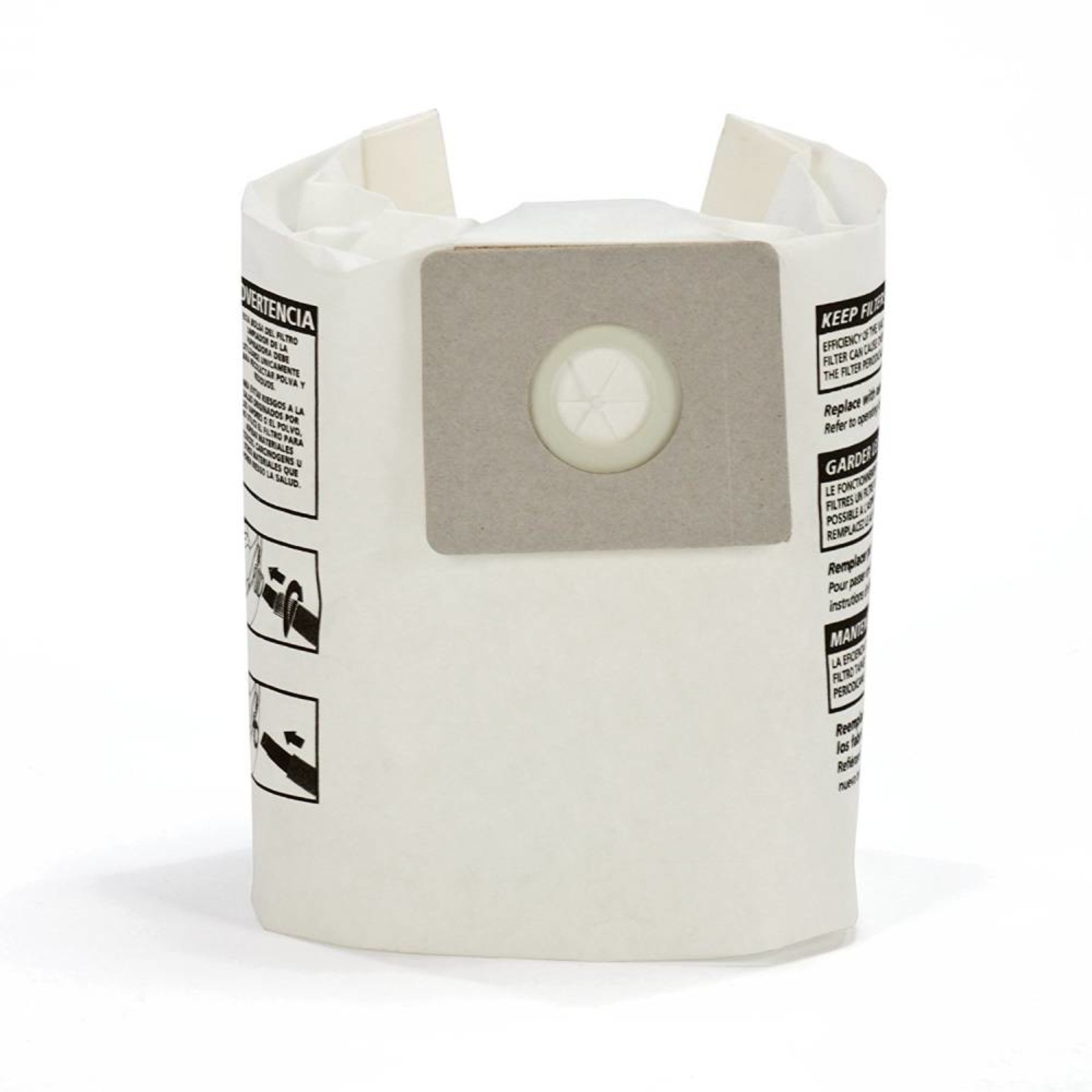 Shop Vac Type "B" Paper Vacuum Bags - 3pk