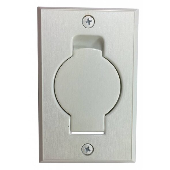 Vaculine Vaculine Round Door Valve - Low Volt - Smooth White
