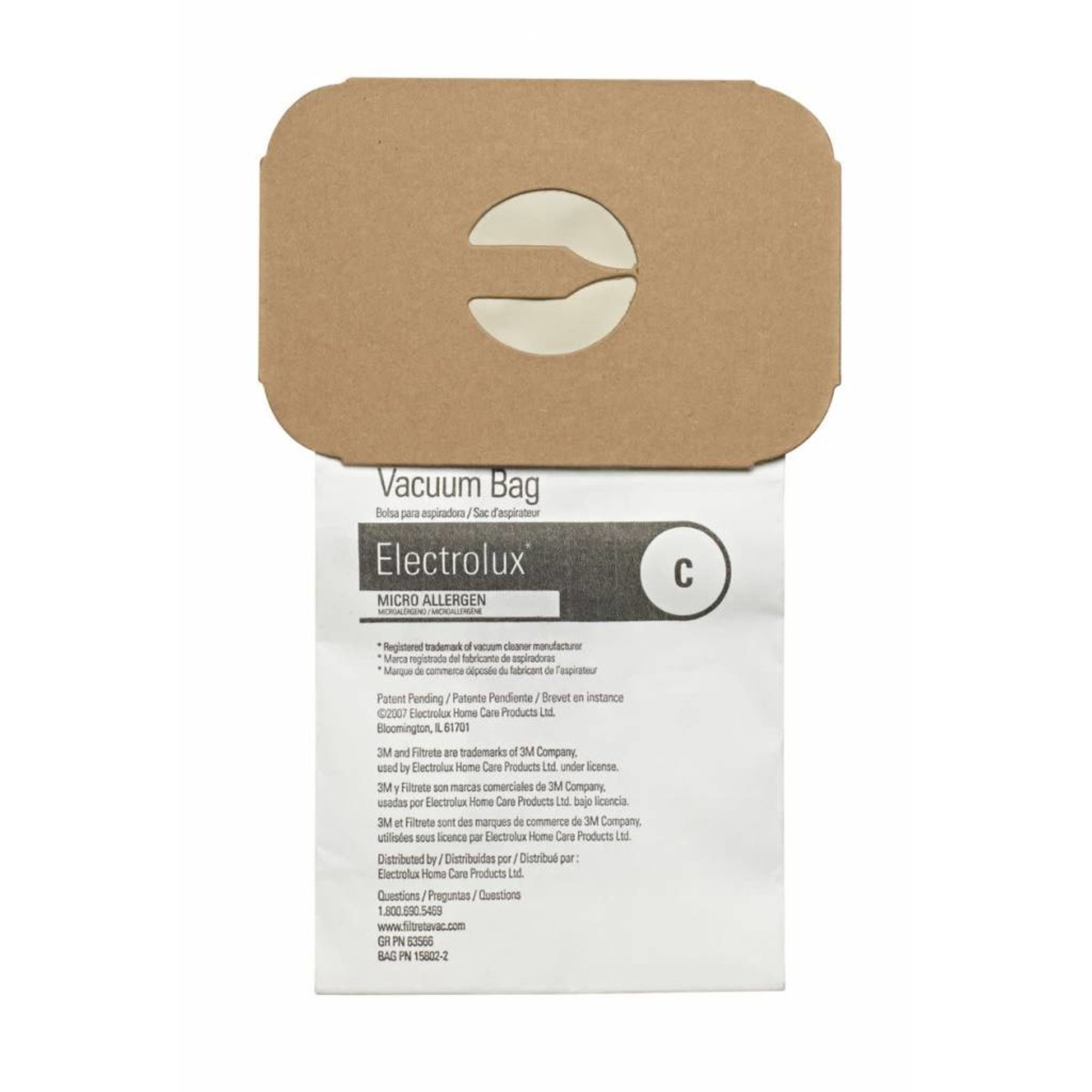 3M Filtrete Electrolux C Micro Allergen Bag (3pk)