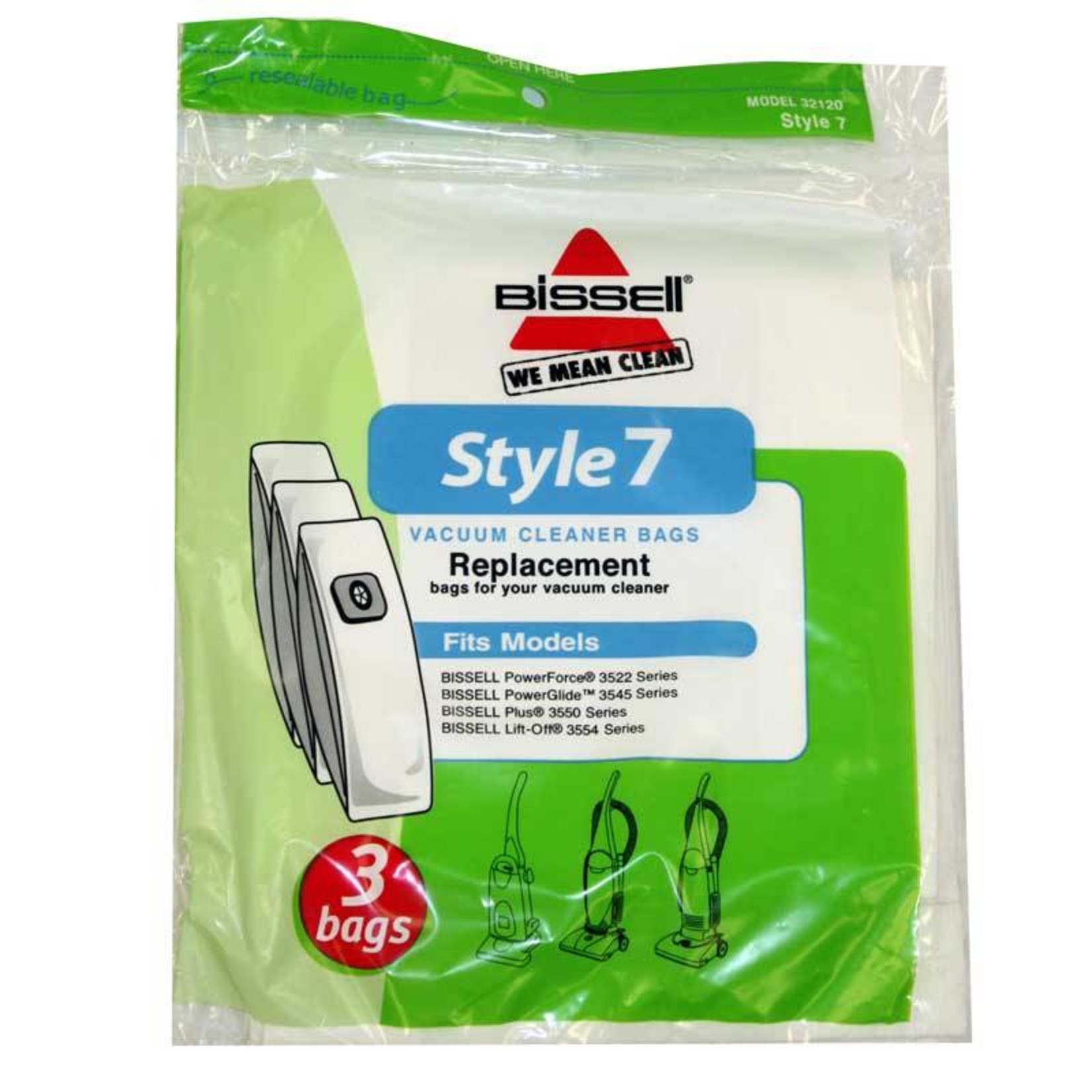 Bissell Bissell Style "7" Bag (3pk)