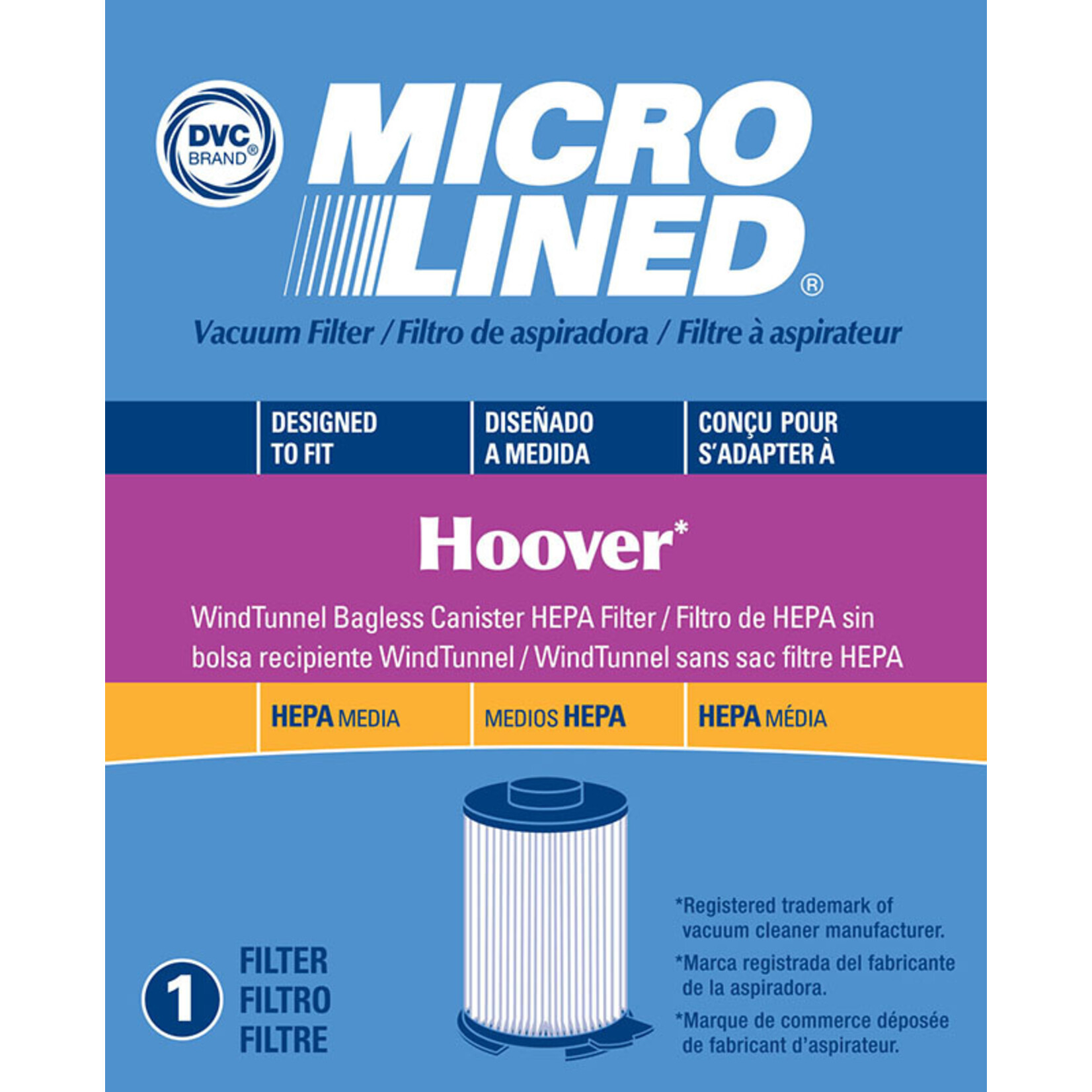 Hoover Hoover Windtunnel Vacuum Filter for Bagless Canisters S3755 & S3765