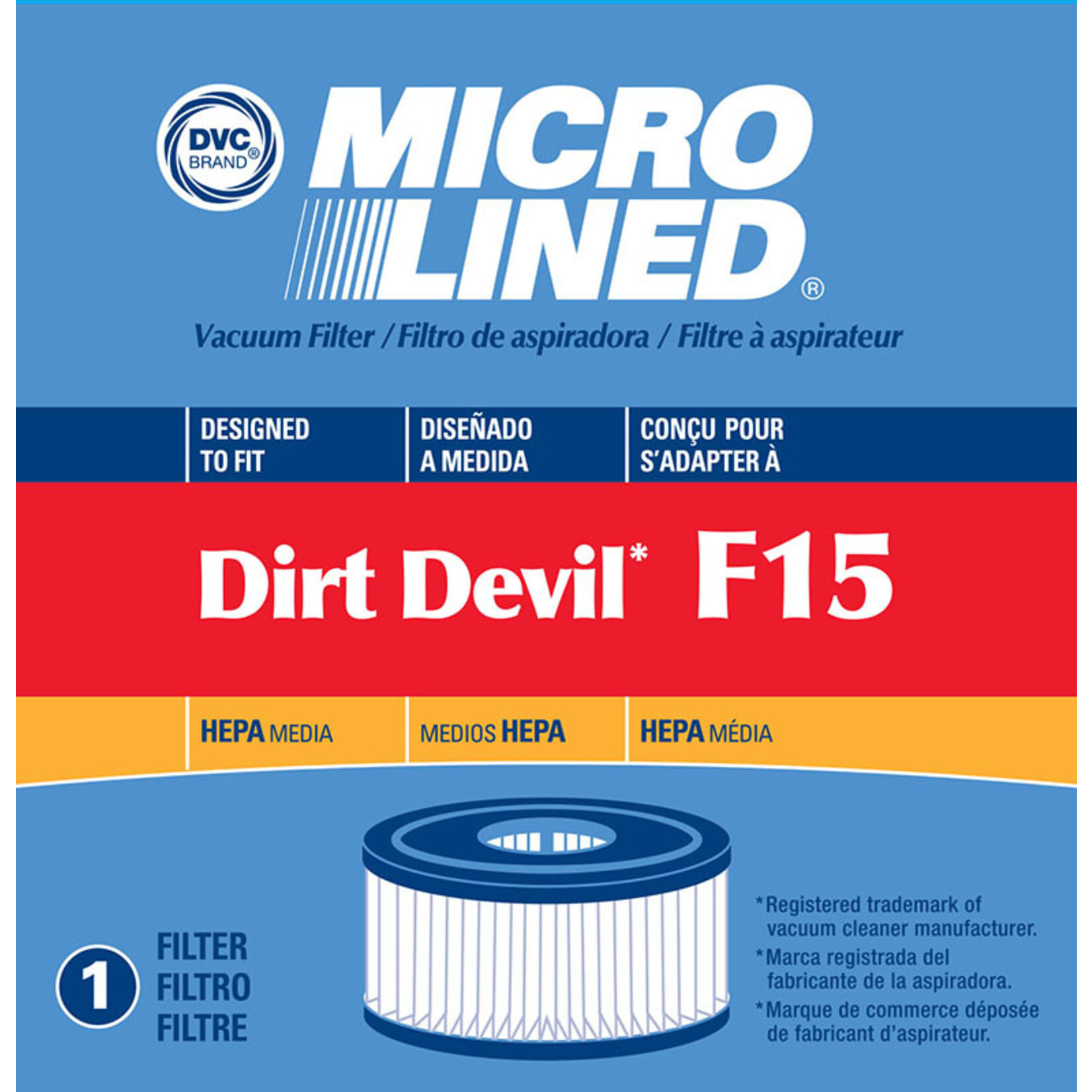 Dirt Devil Dirt Devil Style "F15" HEPA Filter