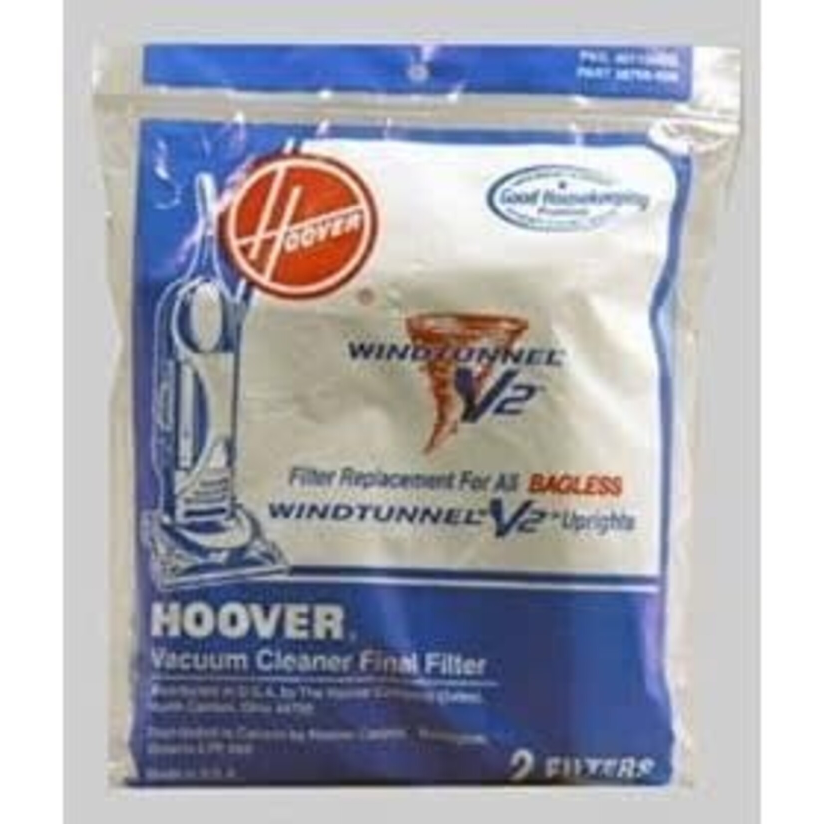 Hoover Hoover Style "09" Final Vacuum Filter - 2-Pack