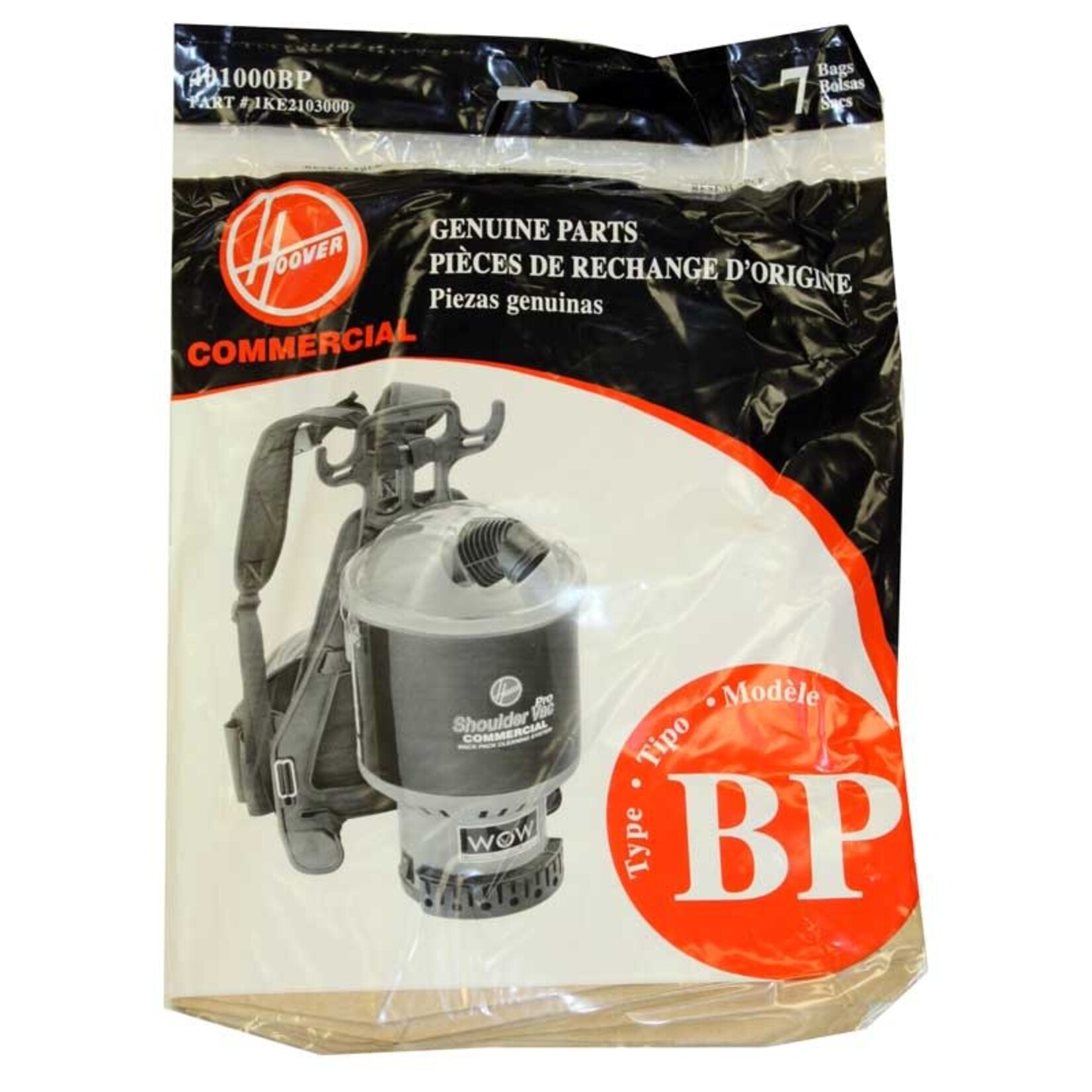 Hoover Hoover & Royal Style BP Backpack Vacuum Bags - 7pk
