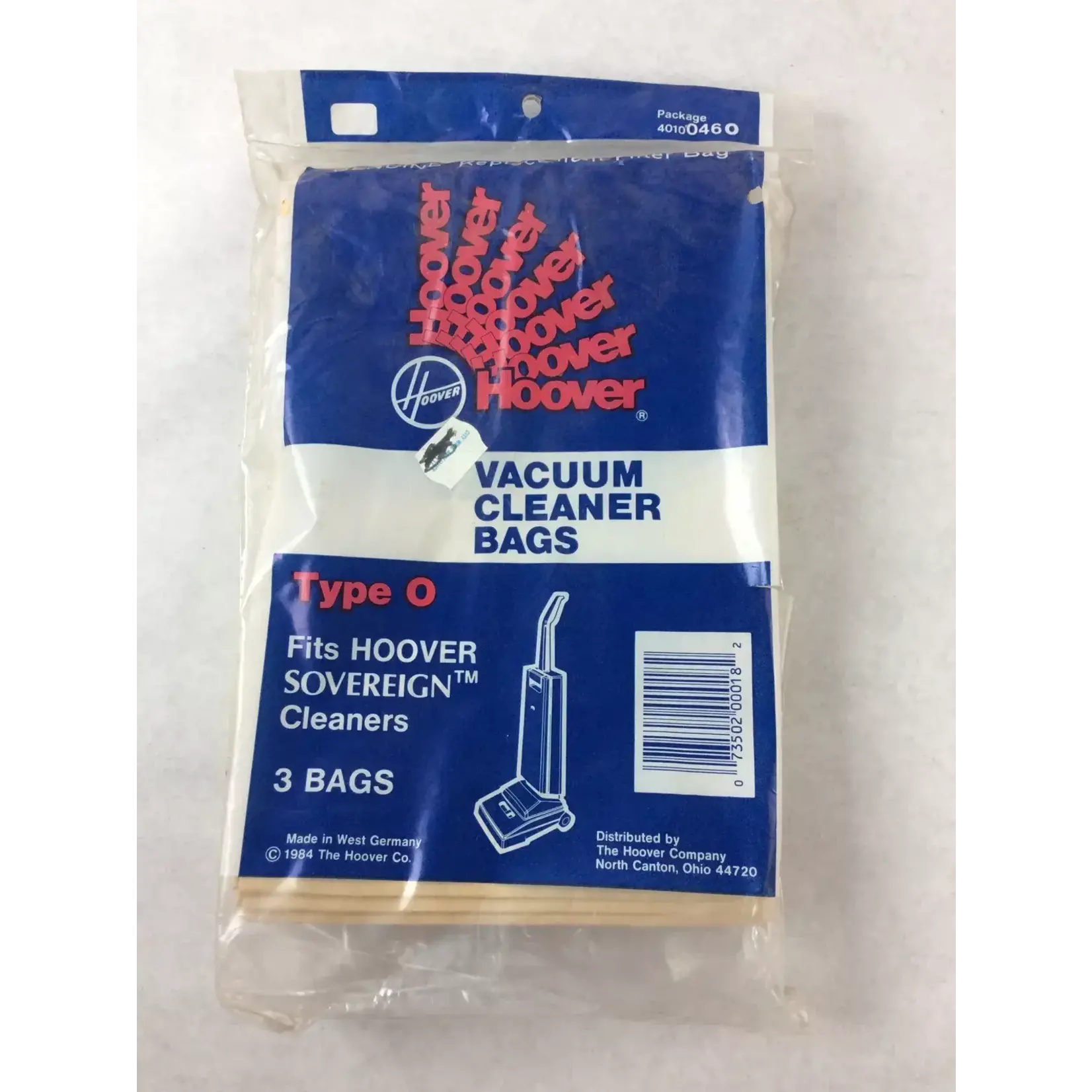 Hoover Hoover Type "O" Vacuum Bags, Fits Hoover Sovereign - 3pk