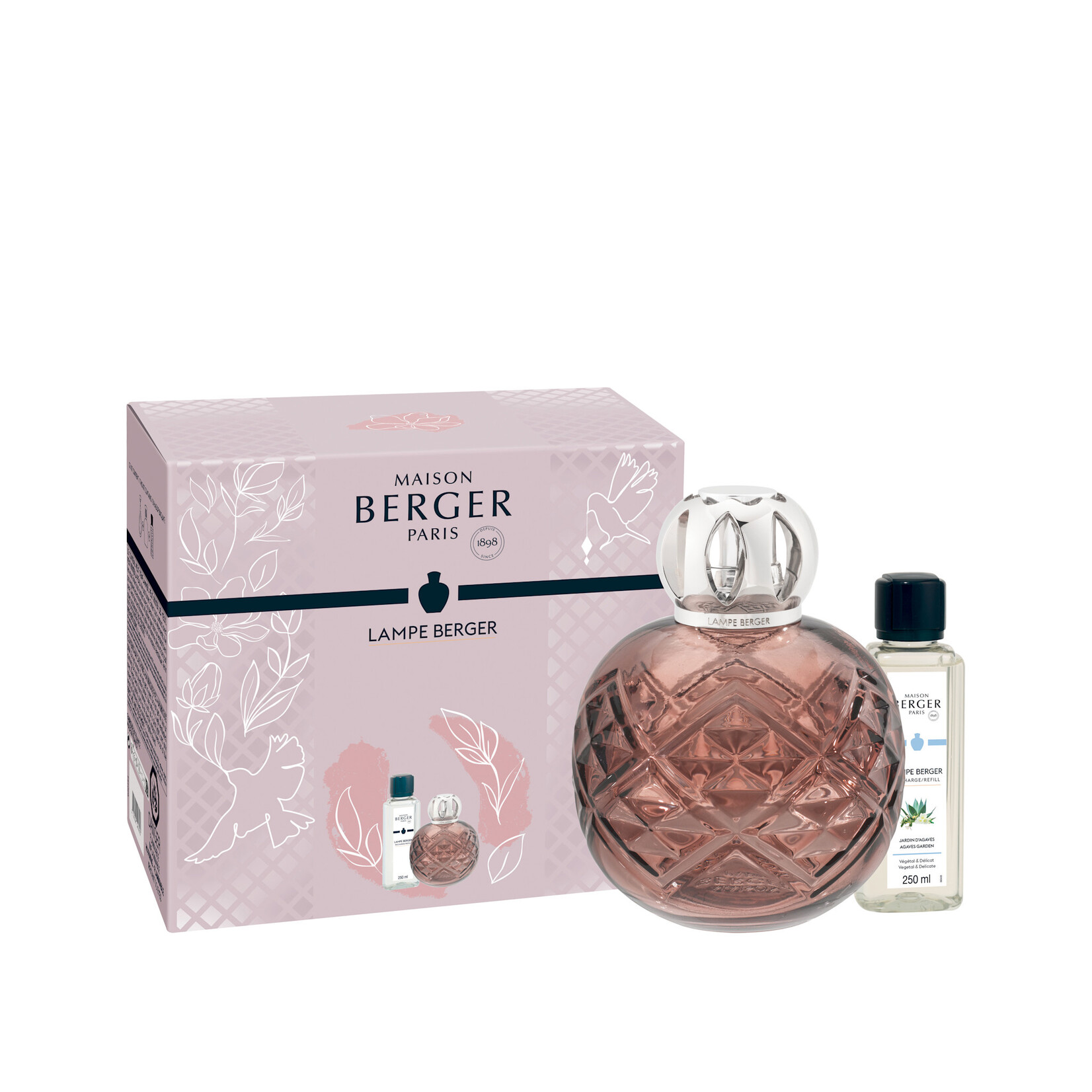 Maison Berger Maison Berger Fragrance Lamp - Joy Dusty Rose + 250ml