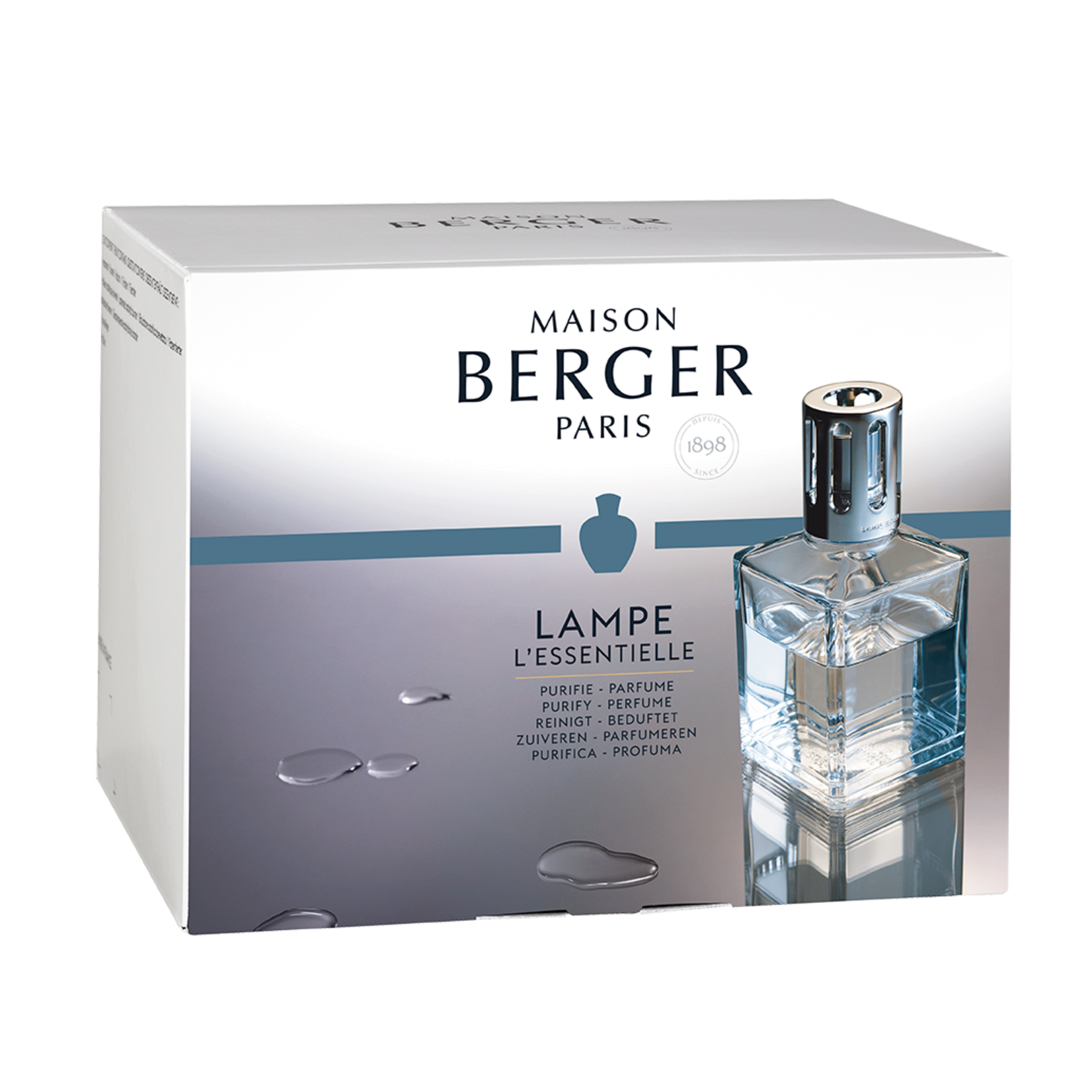 Maison Berger Maison Berger Fragrance Lamp - Essential Square + 250mlx2