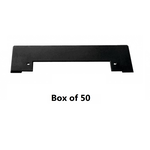 BEAM Central Vacuum VacPan Trim Plate - Black (Box of 50)