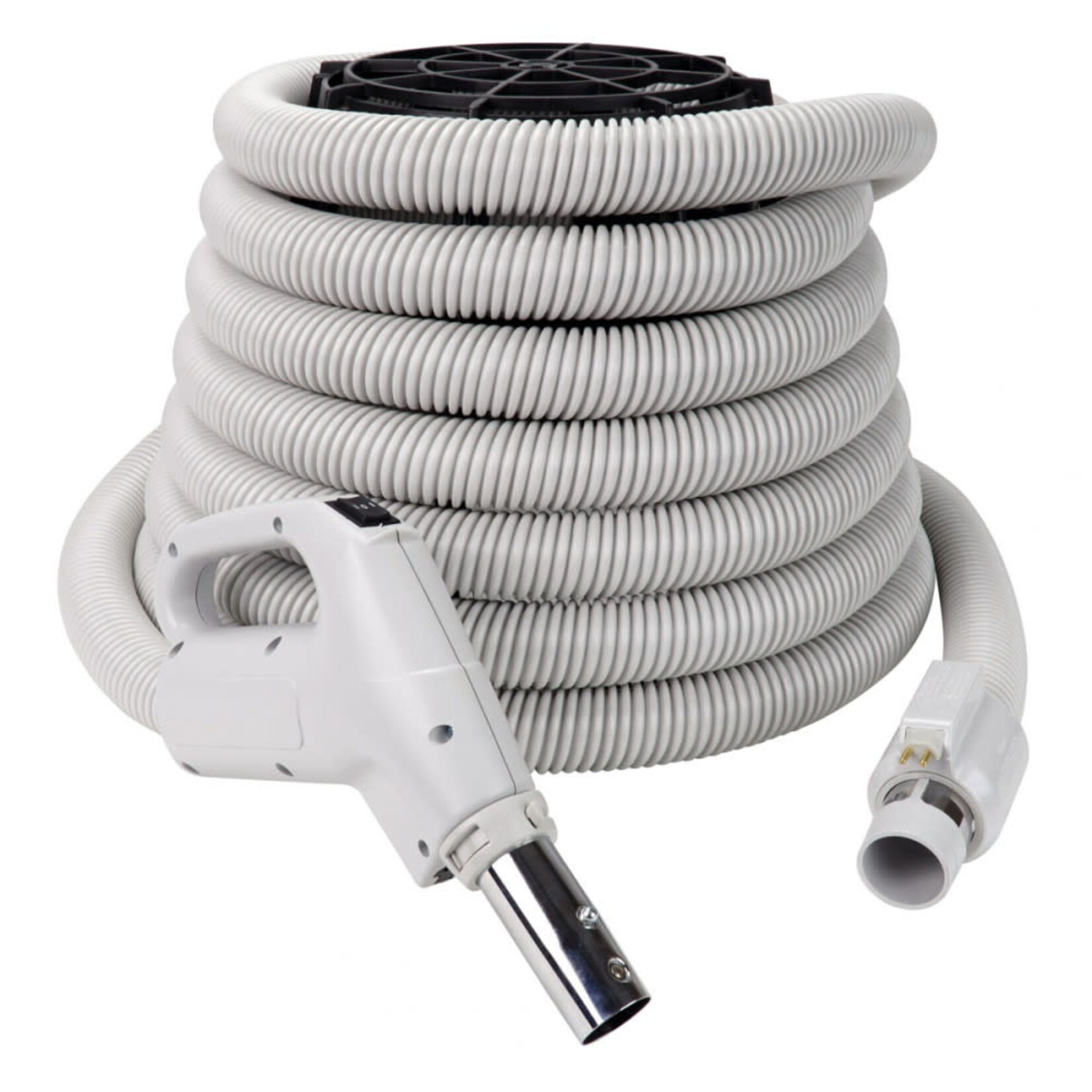 Plastiflex Plastiflex 35' Dual Voltage Central Vacuum Hose – 1-3/8" Direct Connect