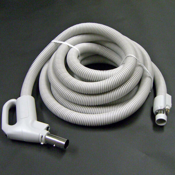 Plastiflex Plastiflex 35' x 1 3/8" Dual Voltage Central Vacuum Hose - Pig Tail
