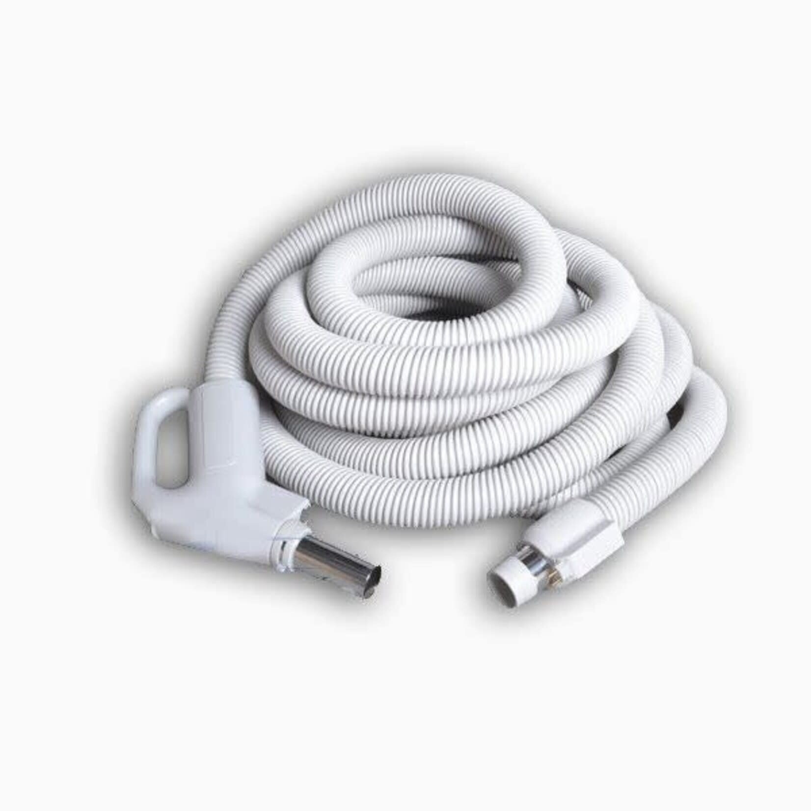 Plastiflex Plastiflex 30' x 1 1/4" Dual Voltage Central Vacuum Hose - Pig Tail