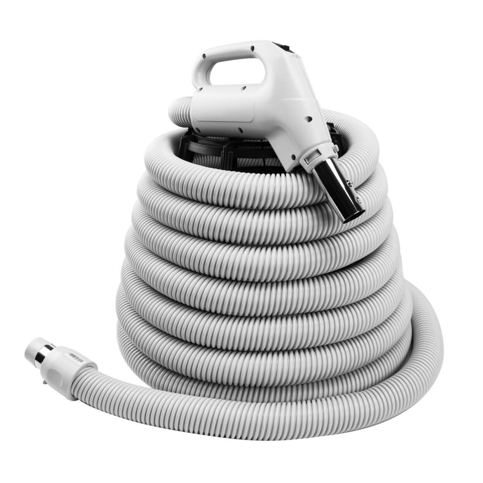 Plastiflex Plastiflex 30' x 1-1/4" Dual Voltage Central Vacuum Hose - Direct Connect