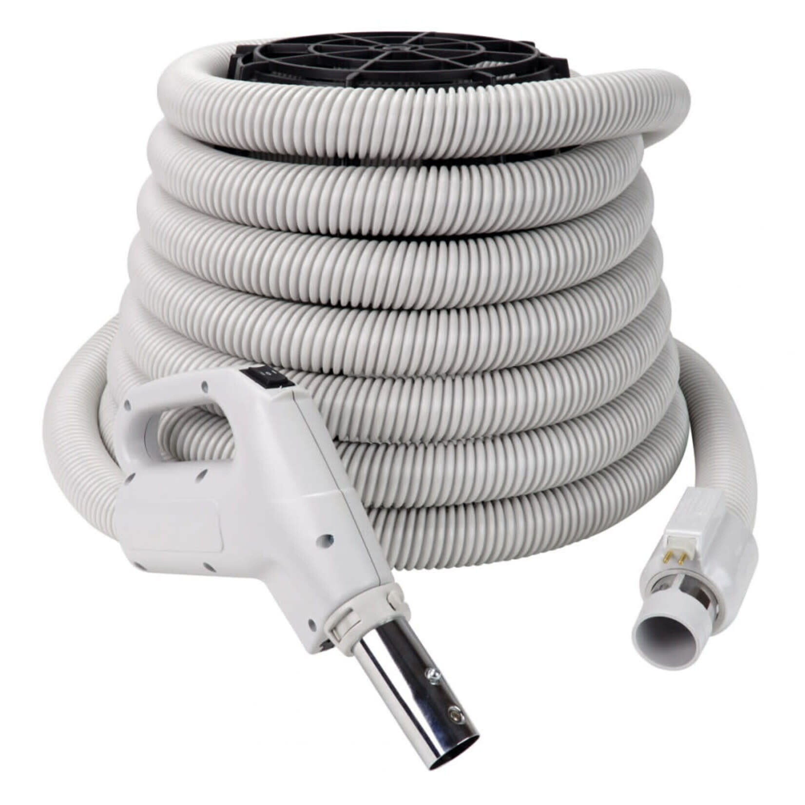 Plastiflex Plastiflex 30' x 1-1/4" Dual Voltage Central Vacuum Hose - Direct Connect