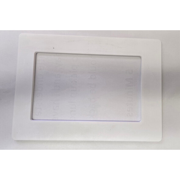 H-P Products Chameleon Trim Plate for HAH 4000 Series Valve - White