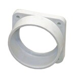 Plastiflex Flanged Coupling Central Vacuum Fitting - Box of 50