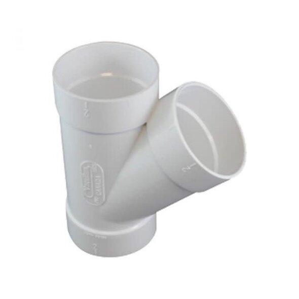 Vaculine Vaculine Branch 45° Central Vacuum Fitting - Single