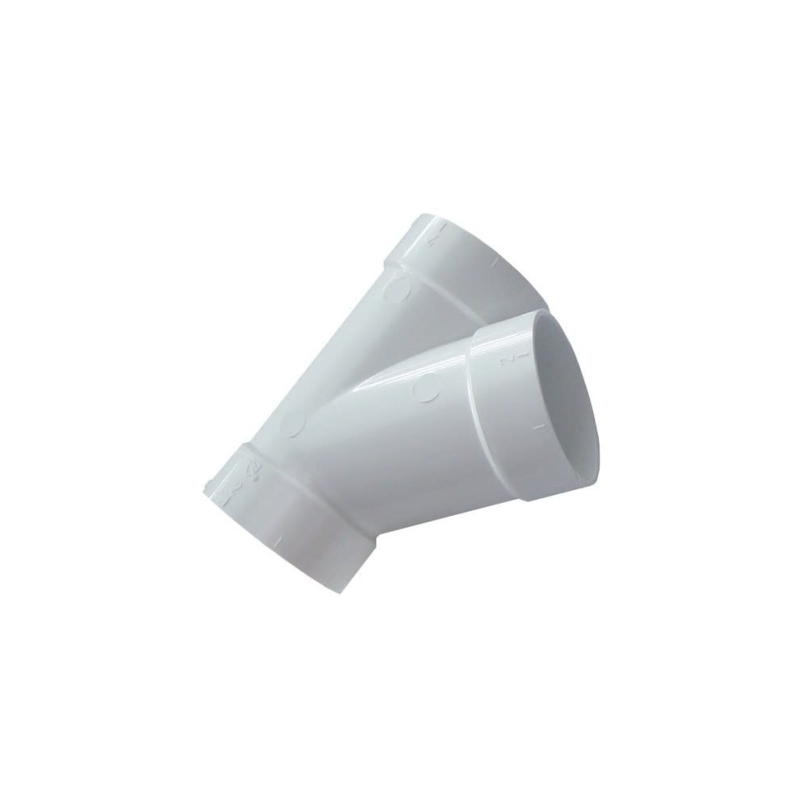 Vaculine Vaculine Branch 45 Central Vacuum Fitting - (Box of 60)
