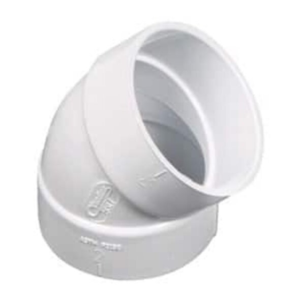 Vaculine Vaculine 45° Elbow Central Vacuum Fitting - Single