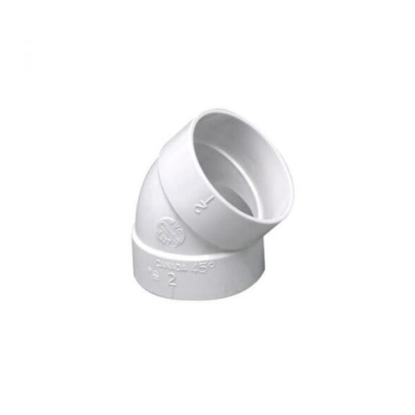 Vaculine Vaculine 45° Elbow Central Vacuum Fitting - Box of 80