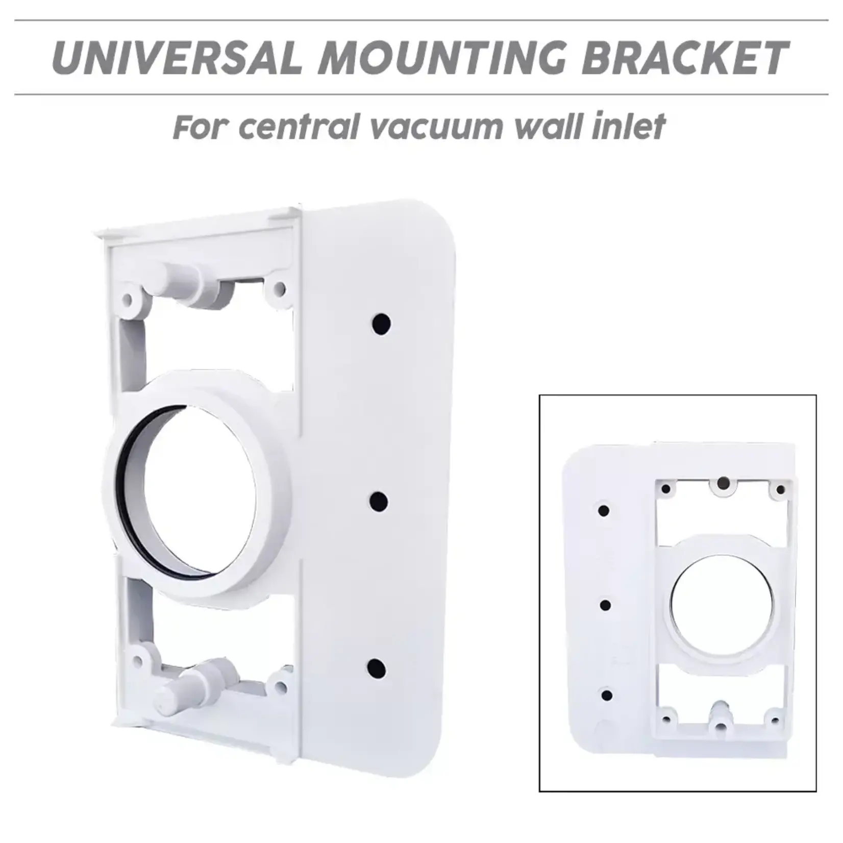 Vaculine Vaculine Central Vacuum Low Voltage Stud Bracket Fitting - Single