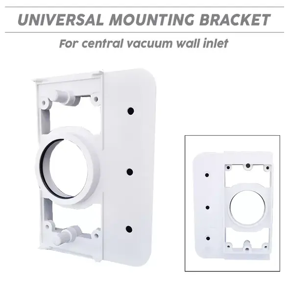 Vaculine Vaculine Central Vacuum Low Voltage Stud Bracket Fitting - Single