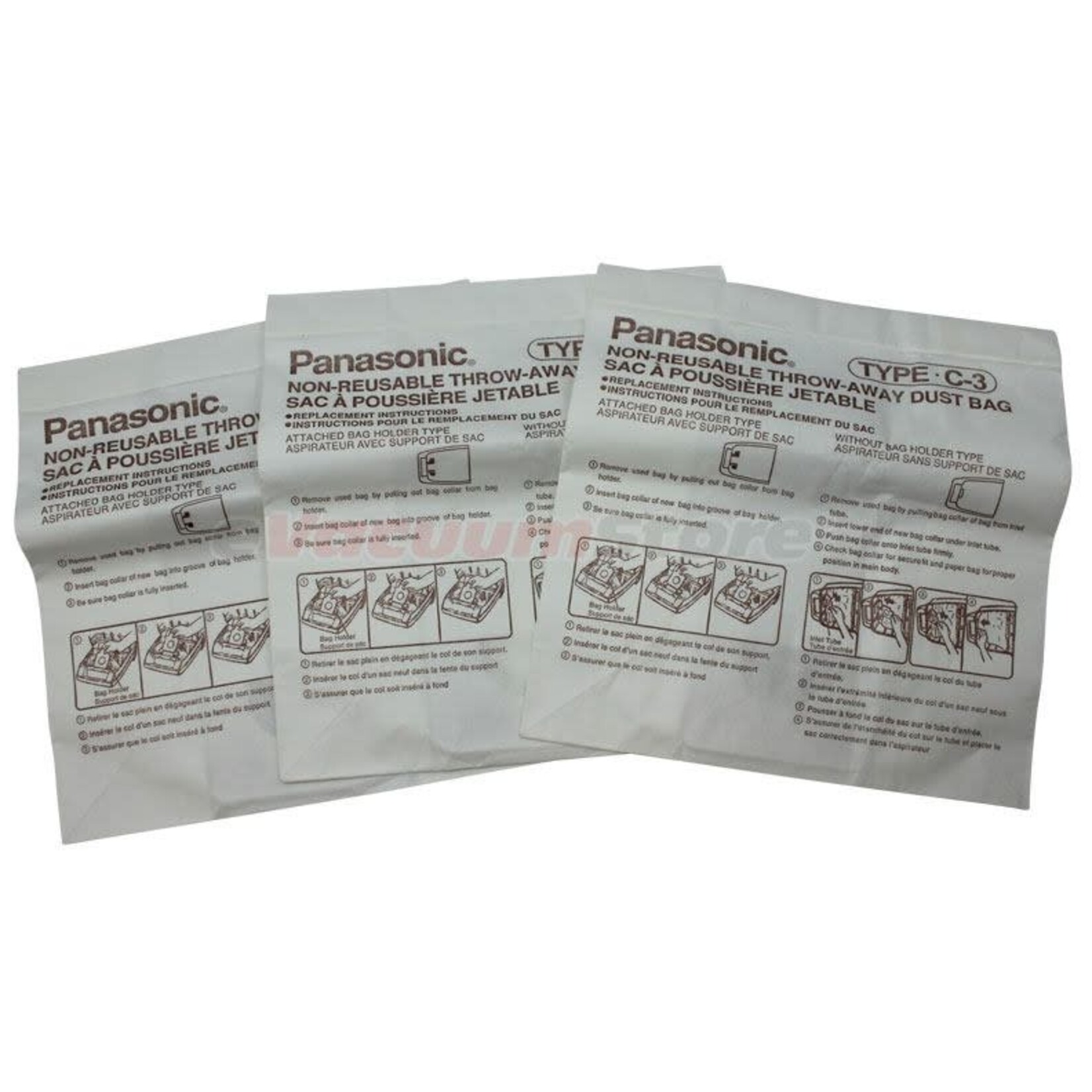 Panasonic Panasonic Type "C-3" Vacuum Bag  (3pk)