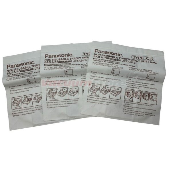 Panasonic Panasonic Type "C-3" Vacuum Bag (3pk)