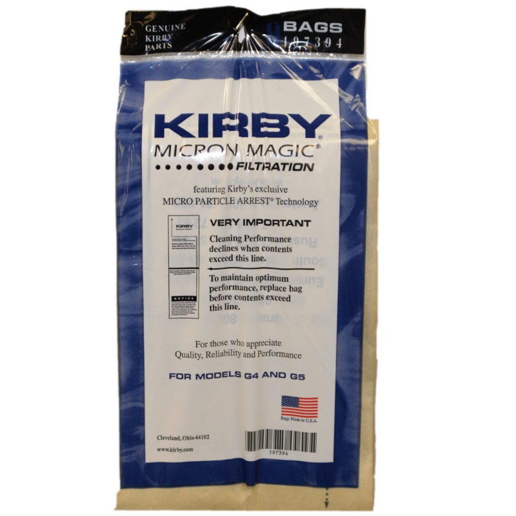 Kirby Kirby Twist Style Paper Vacuum Bags - 9-Pack
