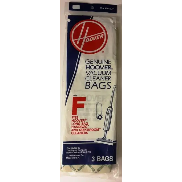 Hoover Hoover Type "F" Paper Vacuum Bags - 3pk- 4010007F