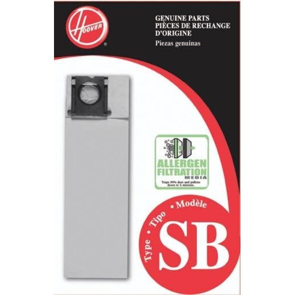 Hoover Hoover Type SB Vacuum Bags - 3-Pack