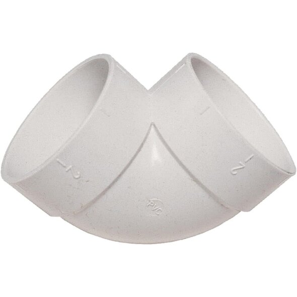 Vaculine Vaculine Sharp 90° Elbow Central Vacuum Fitting - Single