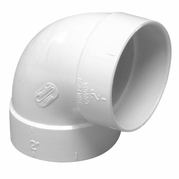 Vaculine Vaculine Sharp 90° Elbow Central Vacuum Fitting - Single