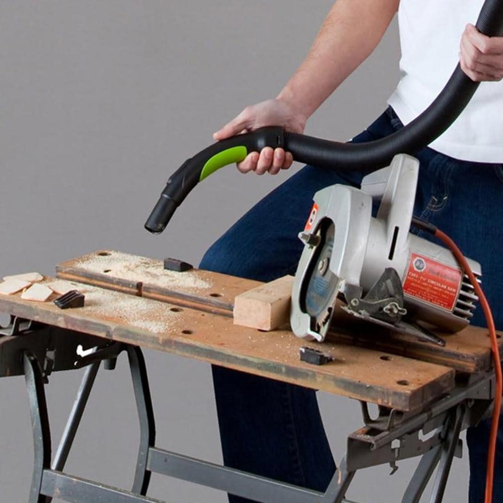 H-P Products Vacuflo Vroom 18' Retractable Central Vacuum Hose Assembly – Model 9215