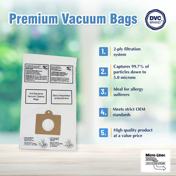 Kenmore DVC Kenmore Style "C" Canister Vacuum Bag - 5055, 50557, & 50558 - 3pk