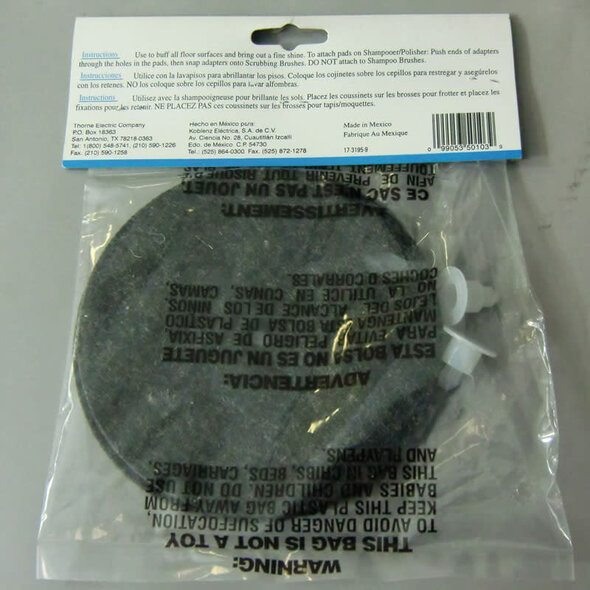 Koblenz Koblenz Felt Pad W/ Retainers - 2-Pack