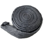 Plastiflex Central Vacuum 30-Foot Quilted & Padded Zipper Hose Sock - Gray