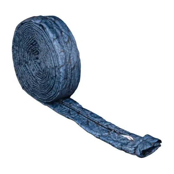 Plastiflex Central Vacuum 30' Quilted & Padded Zipper Hose Sock - Blue