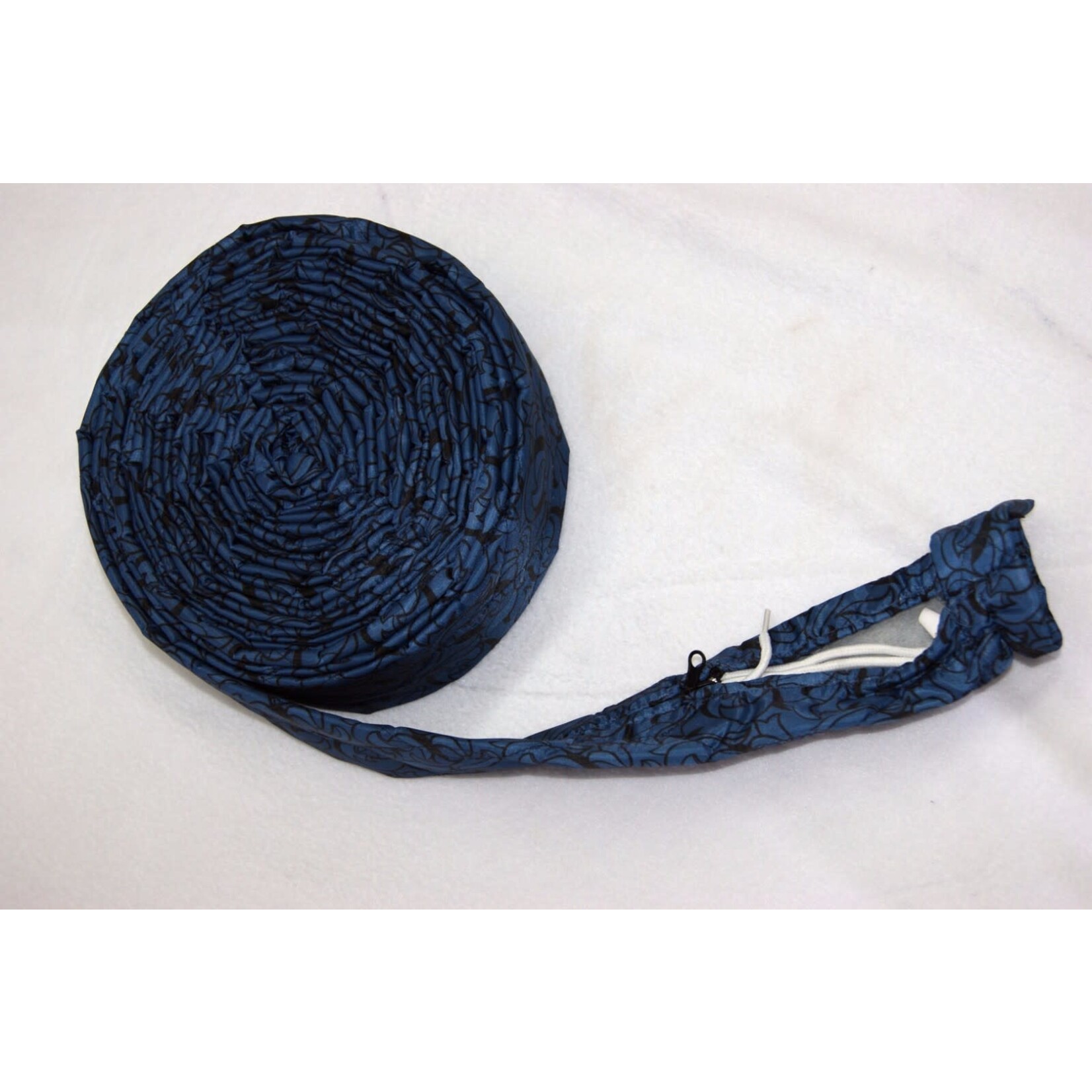 Plastiflex Central Vacuum 30' Quilted  & Padded Zipper Hose Sock - Blue