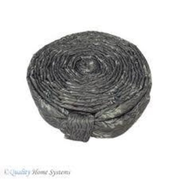 Plastiflex Central Vacuum 30-Foot Quilted & Padded Zipper Hose Sock - Gray