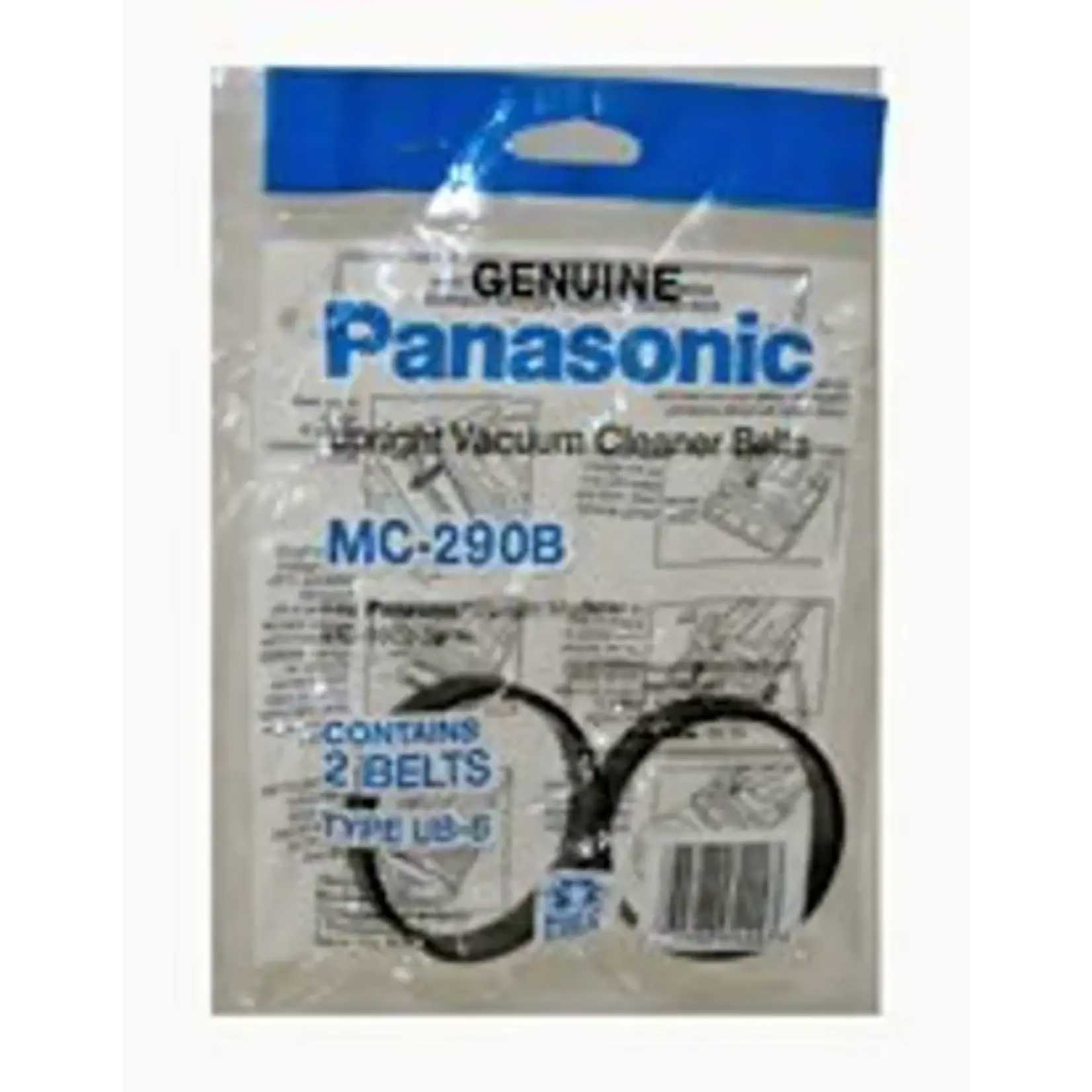 Panasonic Panasonic Style "UB-6" Vacuum Belts - 2-Pack