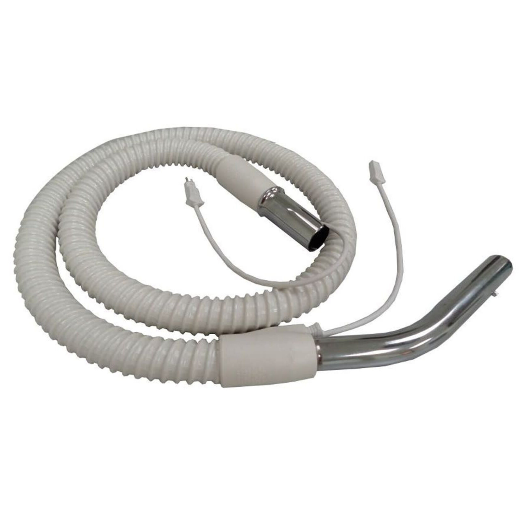 Tri-Star Tristar & Compact 7' Electric Vacuum Hose – White with Pigtails "No Metal Ends"