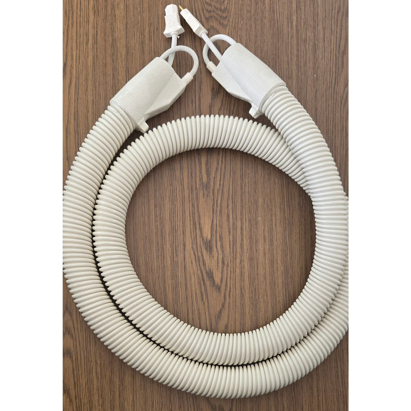 Tri-Star Tristar & Compact 7' Electric Vacuum Hose – White with Pigtails "No Metal Ends"