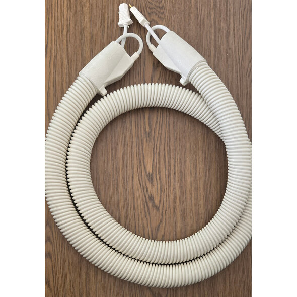 Tri-Star Tristar & Compact 7' Electric Vacuum Hose  White with Pigtails "No Metal Ends"