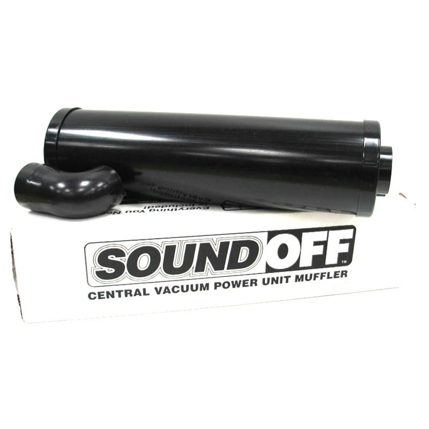 BEAM Central Vacuum Sound Off Exhaust Muffler – Black