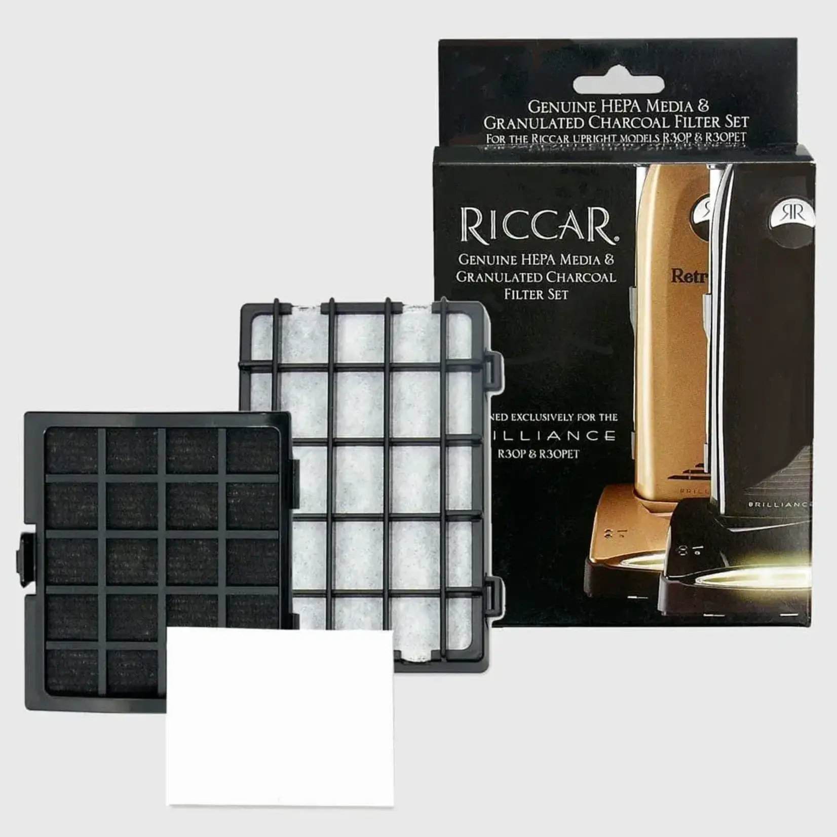 Riccar Riccar R30P HEPA & Granulated Charcoal Media Filter Set