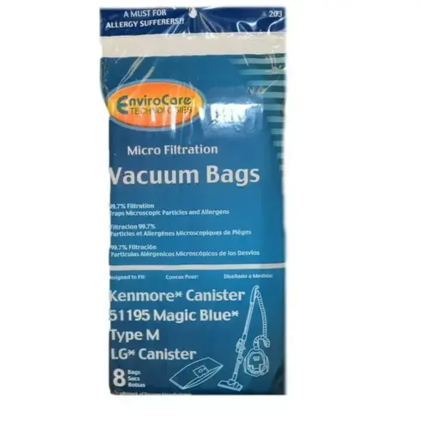 Kenmore Kenmore Style "51195 / Blue Magic" Canister Vacuum Bags - 8pk